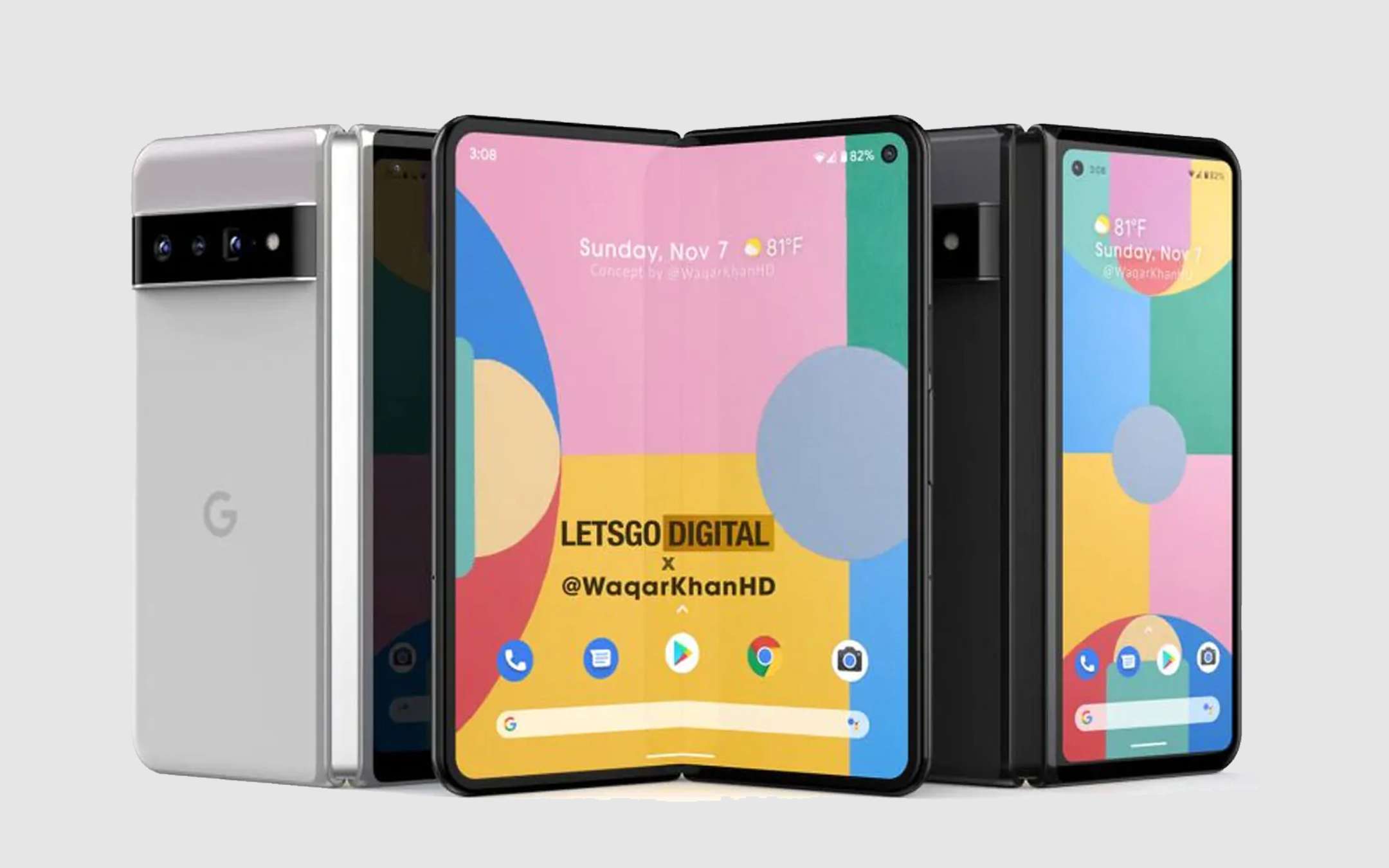 Google Pixel Fold si fa vedere: Google prende spunto da OPPO?