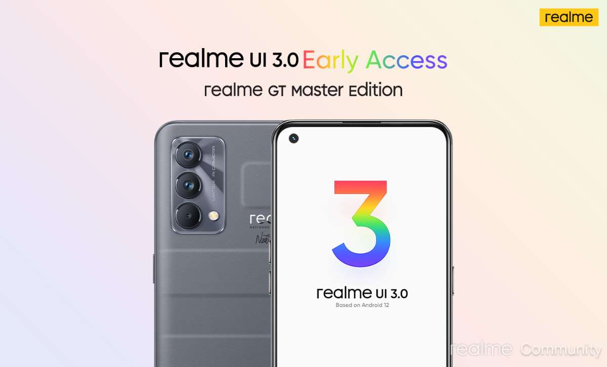 Realme GT Master Edition si aggiorna: ecco le novità