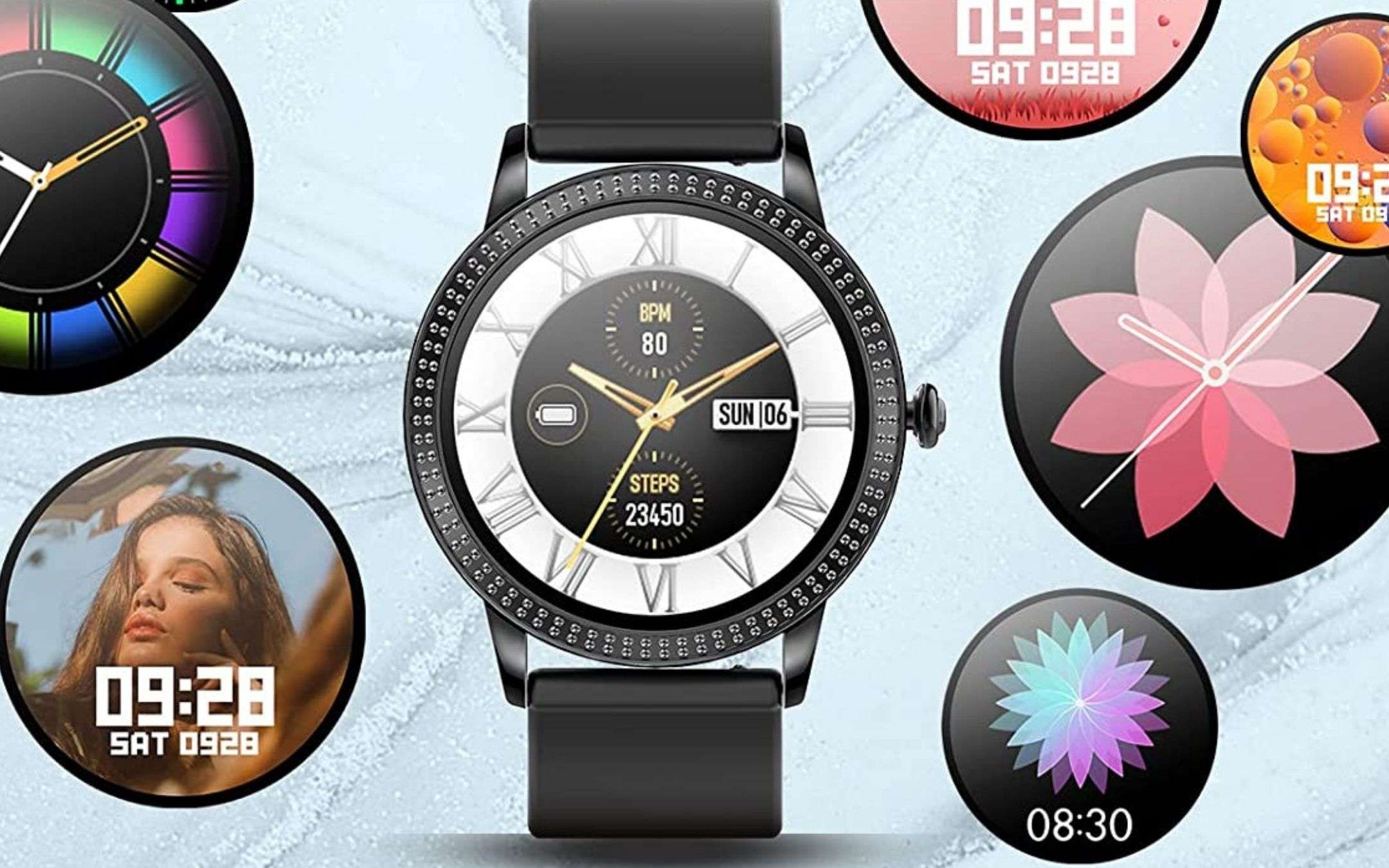 Bastano 19€ per uno smartwatch di design ricco di funzioni (Amazon)