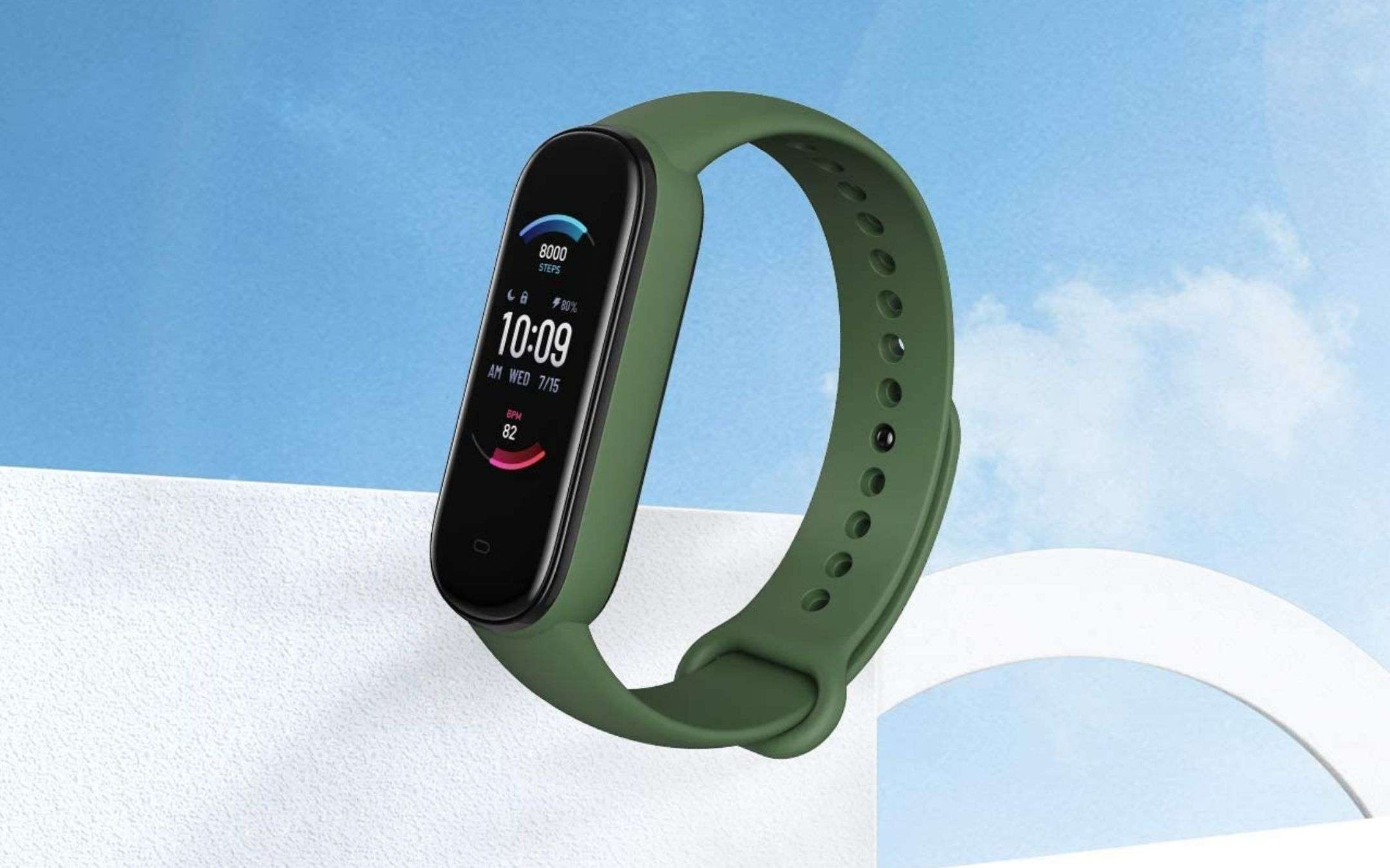 Amazfit Band 5 con Alexa PRECIPITA a 23€ su Amazon (-47%)