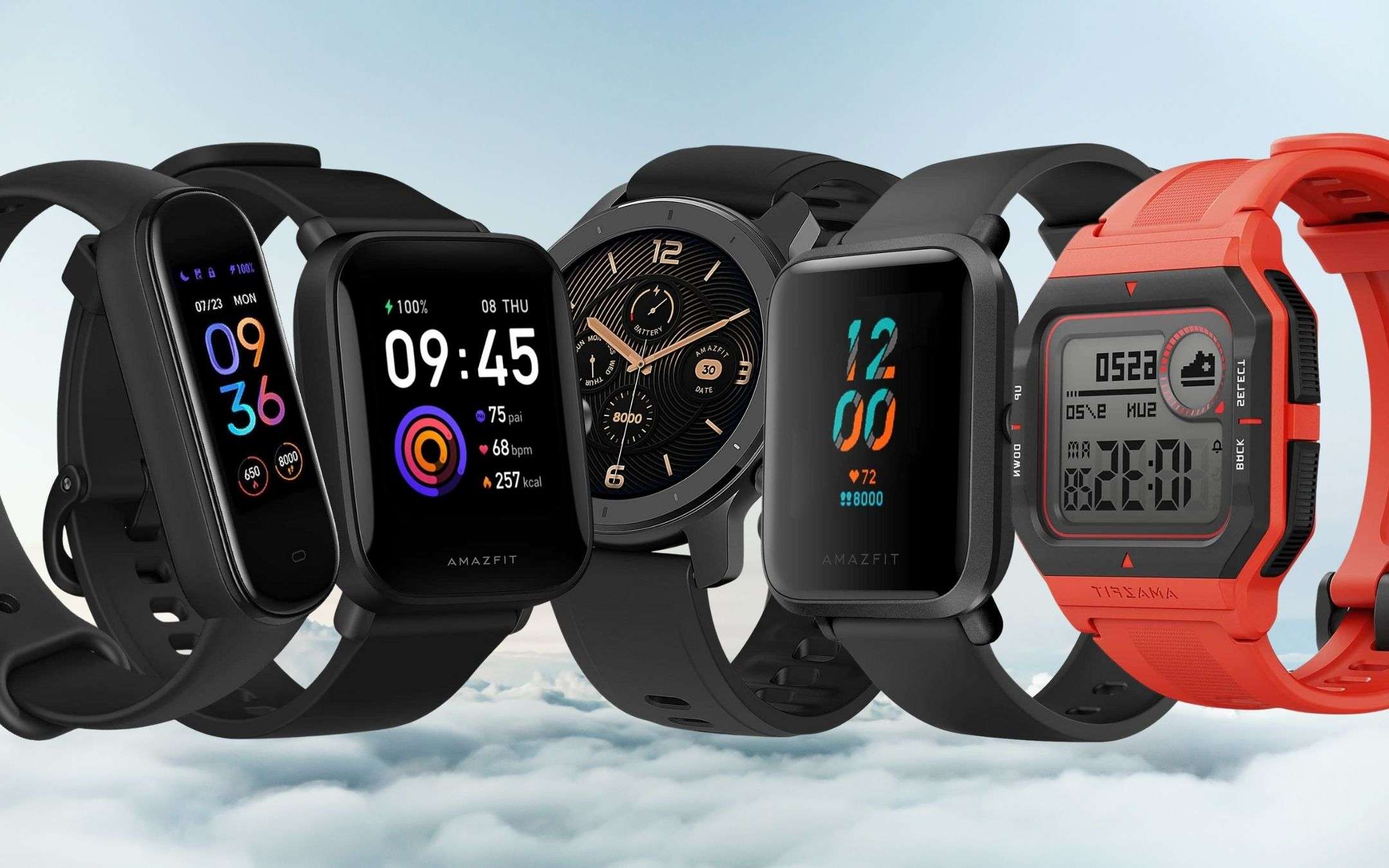 Amazfit fuori controllo: 5 smartwatch a prezzo RIDICOLO (da 24€)