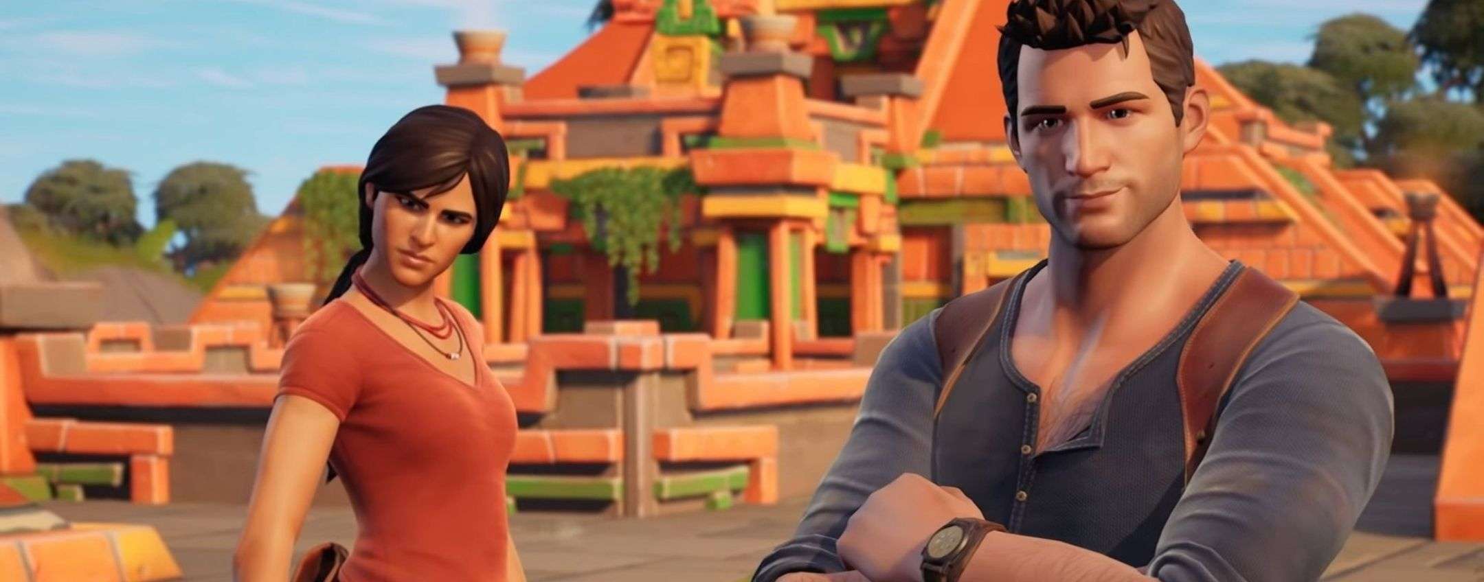 Fortnite x Uncharted: ecco le skin di Nathan Drake e Chloe Frazer