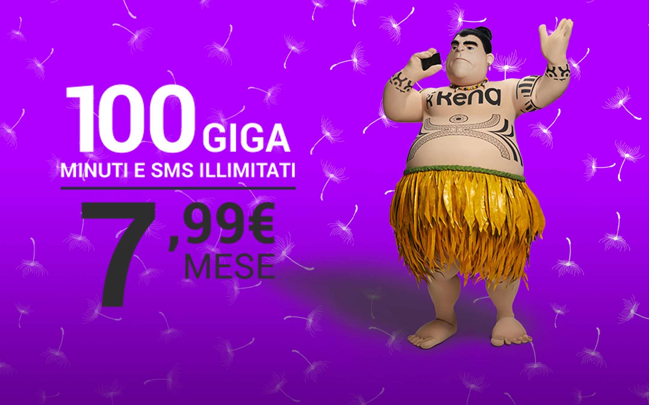 Kena Mobile: PROMO Special con 100GB a 7,99€