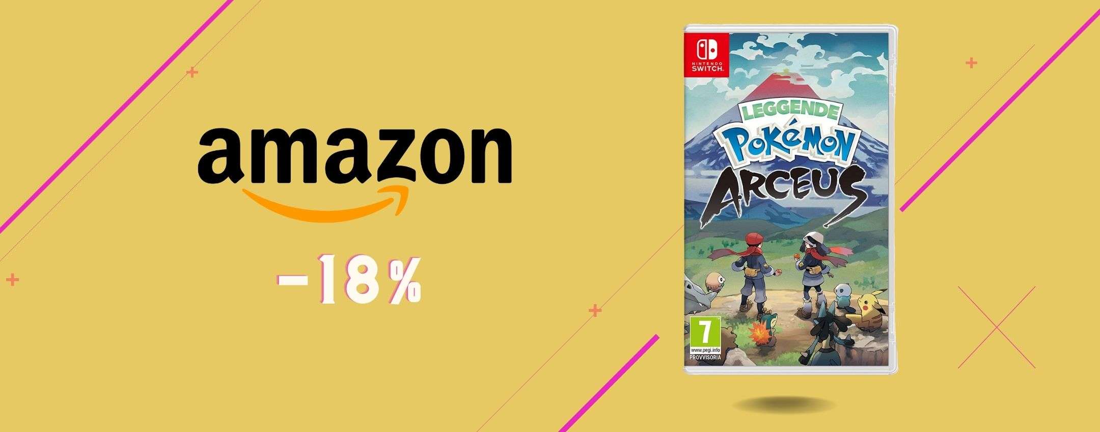 Leggende Pokémon Arceus è già in OFFERTA su Amazon (-18%)