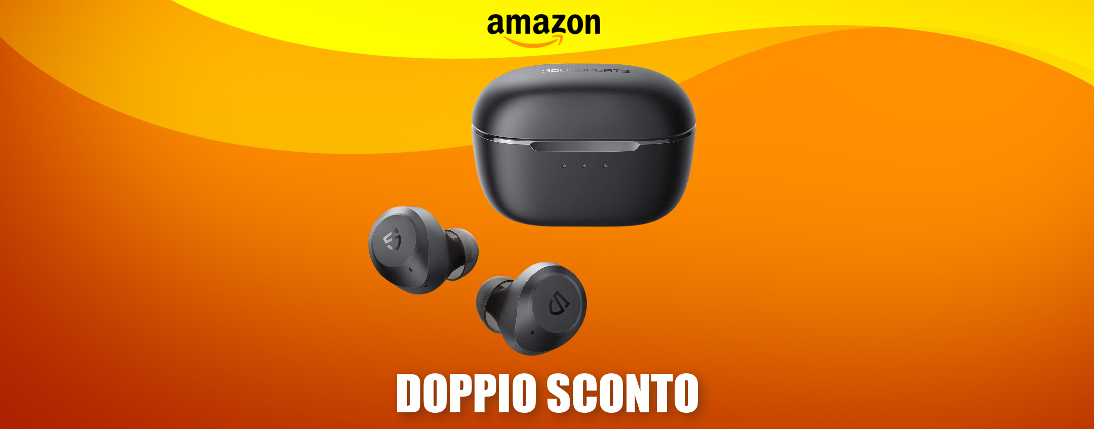 Questi auricolari Bluetooth durano 30 ORE e suonano DA PAURA (-26€)