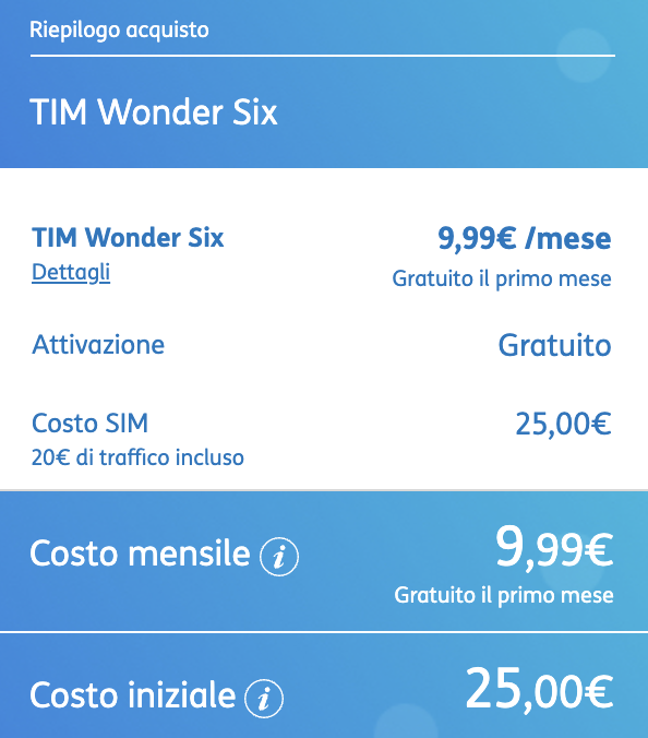 TIM Wonder SIX PROMO