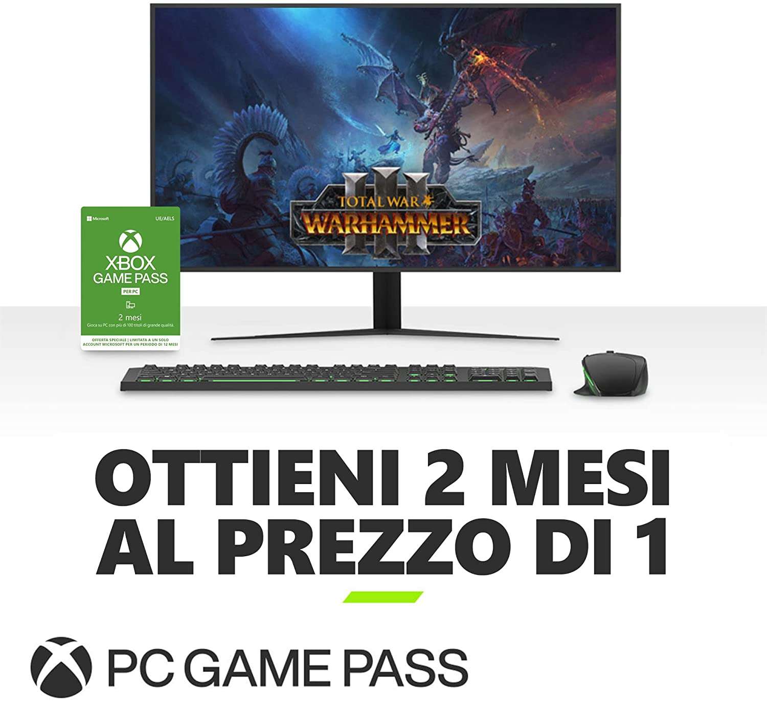 Xbox Game Pass offerta 2 mesi al prezzo di 1