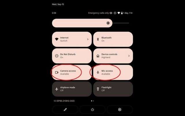 android 12 privacy trucco