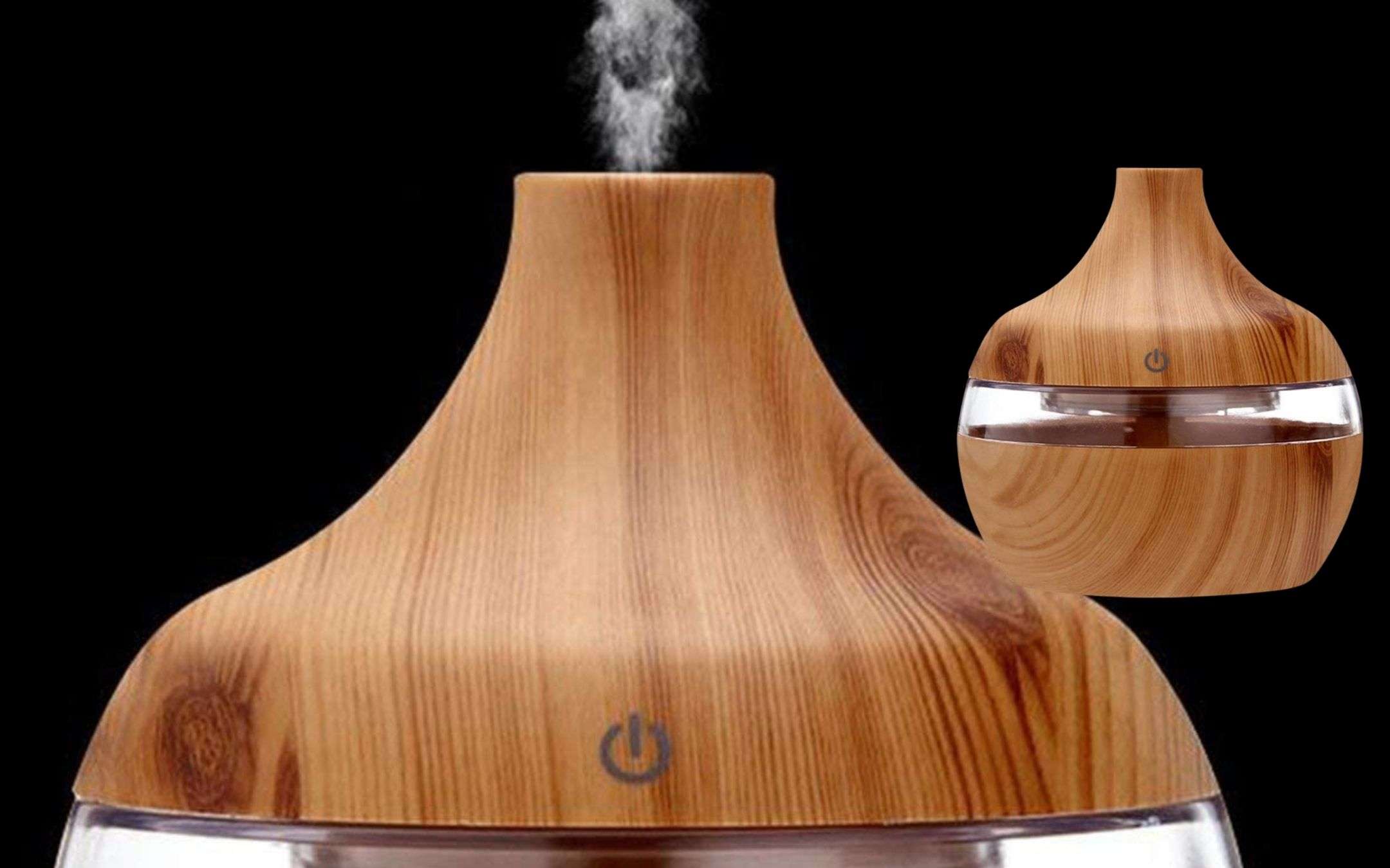 Diffusore d'aromi di design con luce quasi GRATIS: 8€ su Amazon