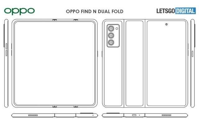 oppo find n nuovo modello brevetto