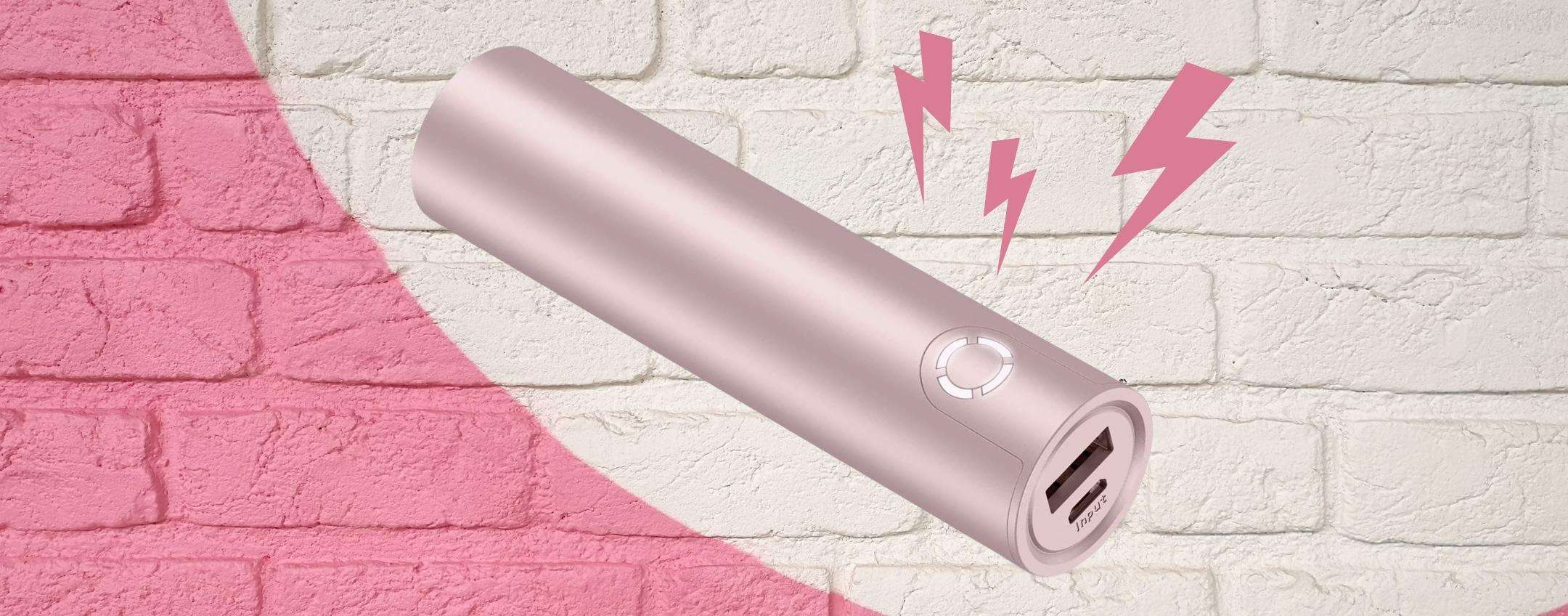 Powerbank piccolo come un accendino ma POTENTE come una BOMBA (9€)