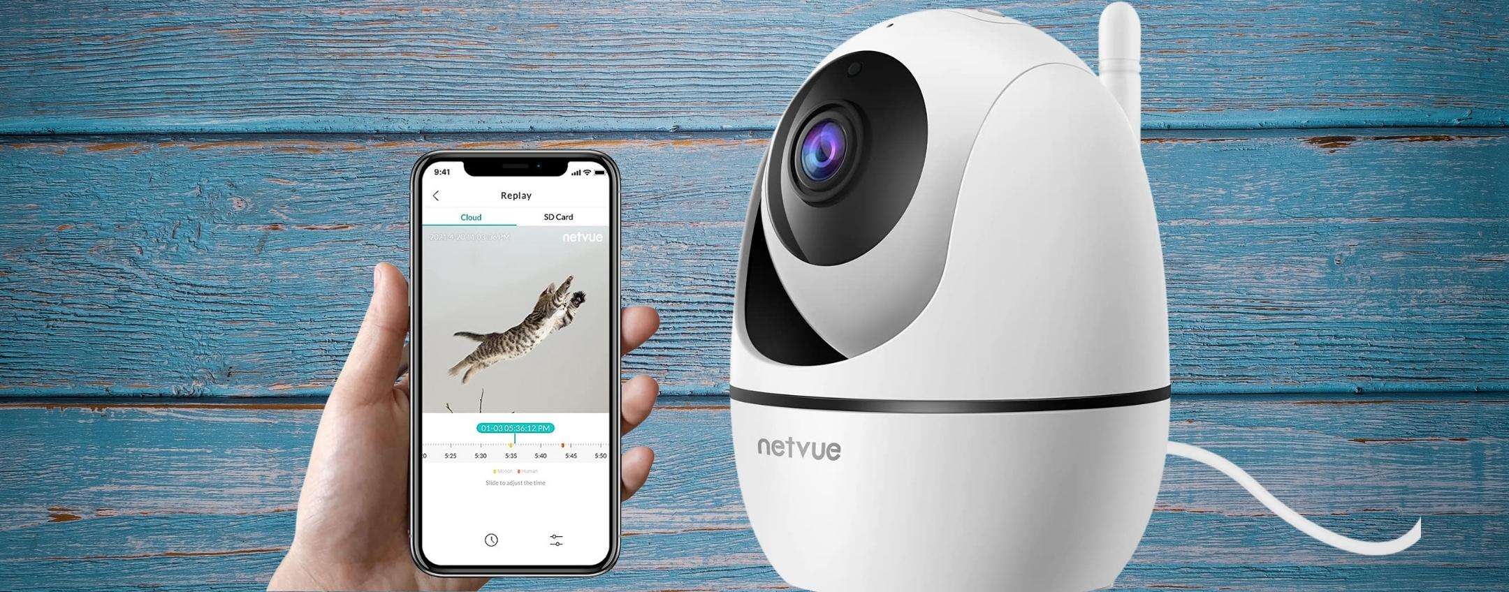 Videocamera sicurezza SMART: per quello che fa a 29€ è un regalo