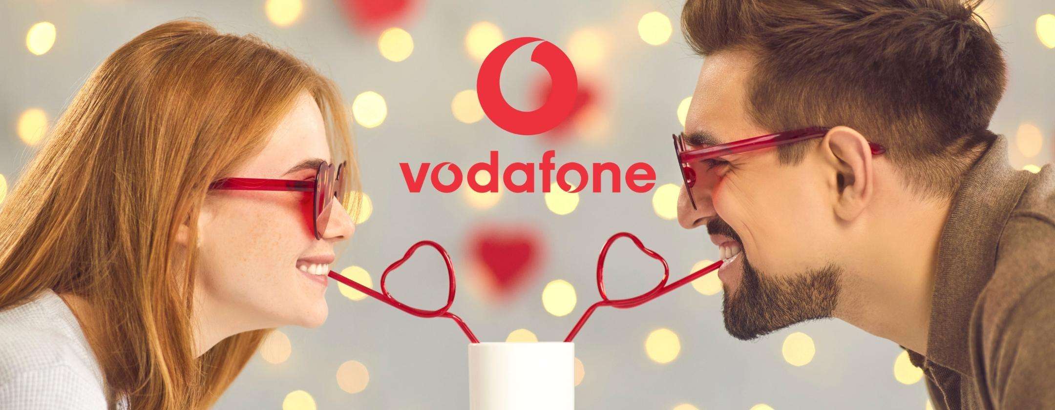 Vodafone a San Valentino raddoppia i Giga per un anno