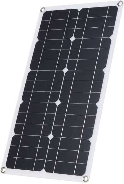 Fotovoltaico a 50€: pannello solare 50W, regolatore 50A e porte USB