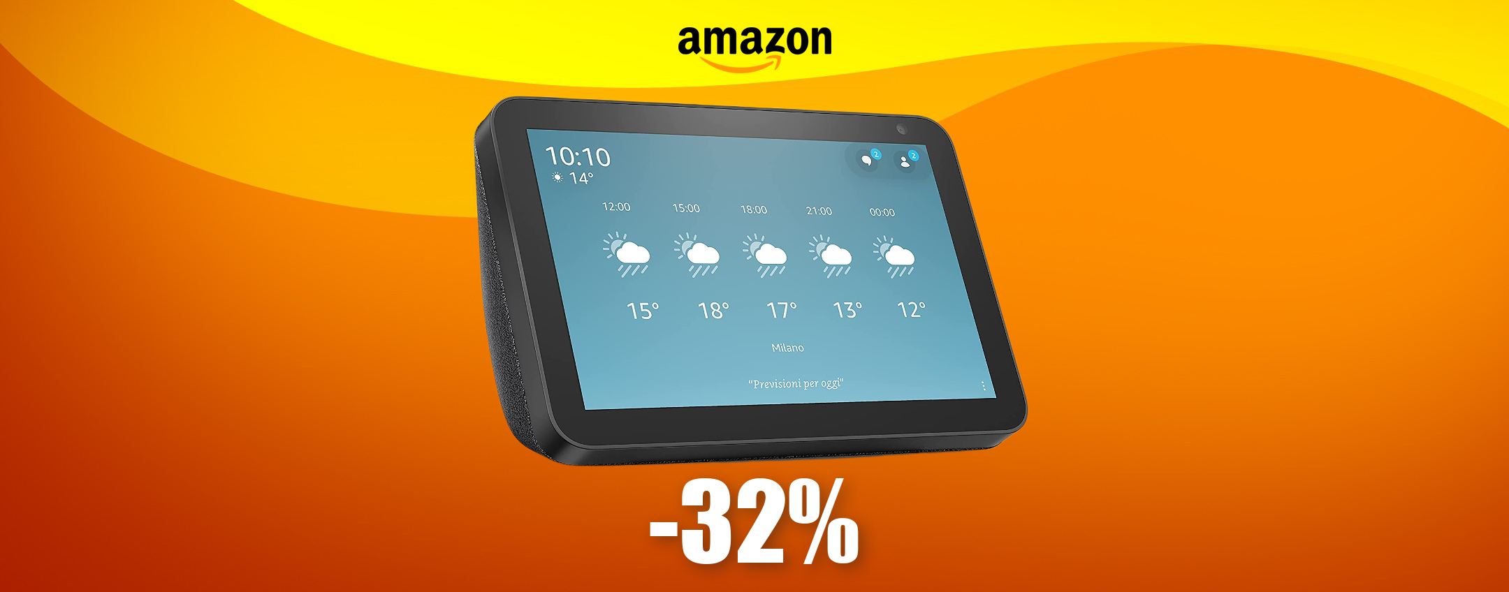 Echo Show 8: lo SCONTO che attendevi è finalmente realtà (-32%)