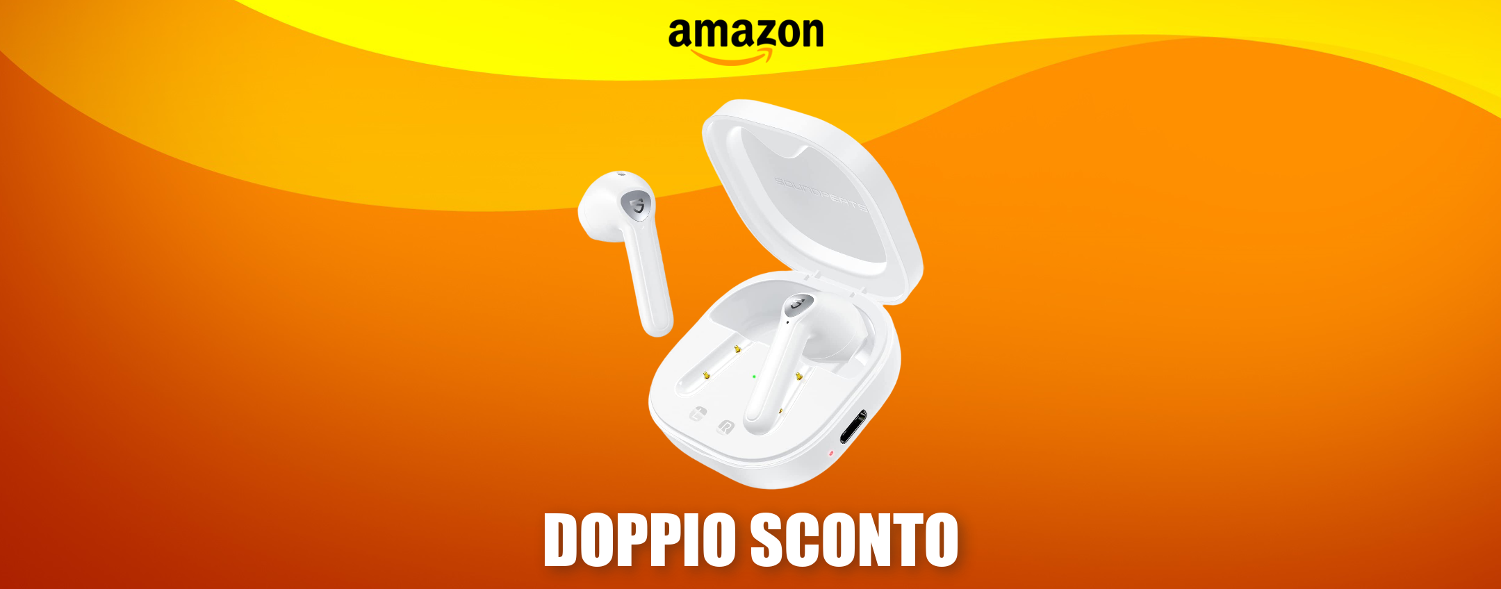 Auricolari IMPERDIBILI: durano 25 ore e sono in super sconto (-27€)