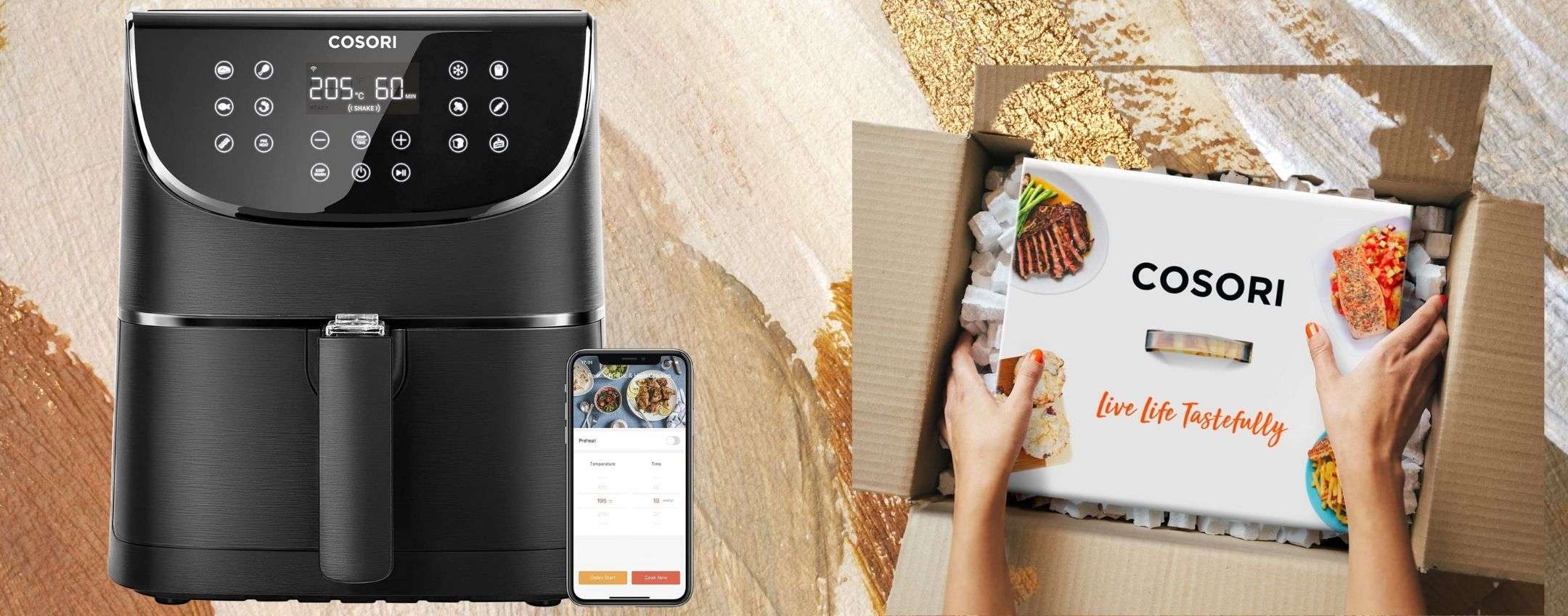 Friggitrice ad aria SMART: cucini come uno chef con lo smartphone