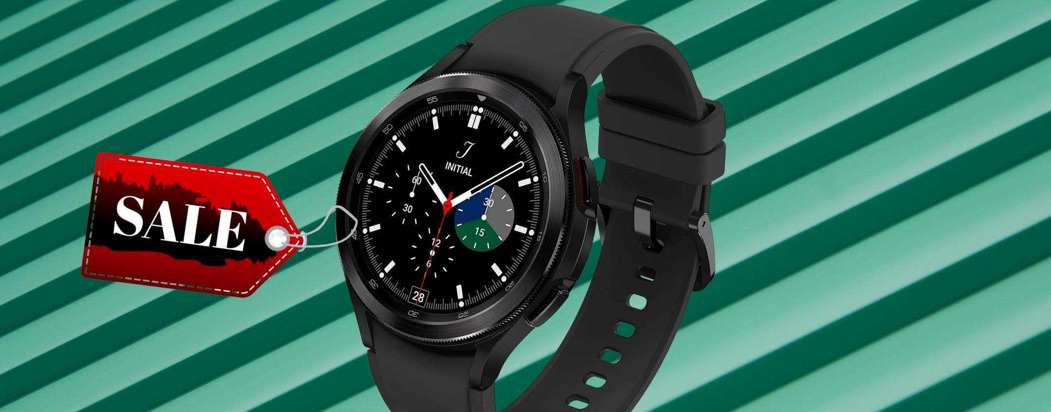 Samsung da impazzire, lo STREPITOSO Galaxy Watch4 con 160€ di sconto