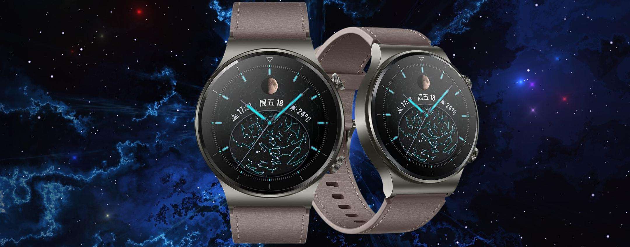 Zaffiro e titanio per Huawei Watch GT 2 Pro, ora in sconto per te