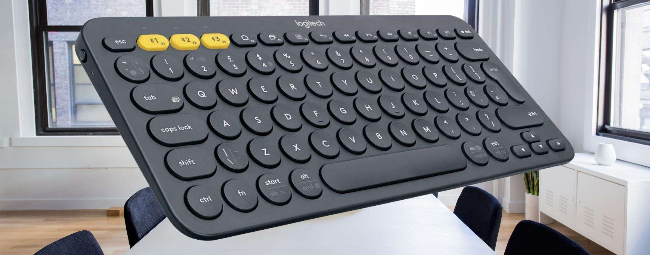 Logitech K380 è smart, compatta, Bluetooth, divina in DOPPIO SCONTO