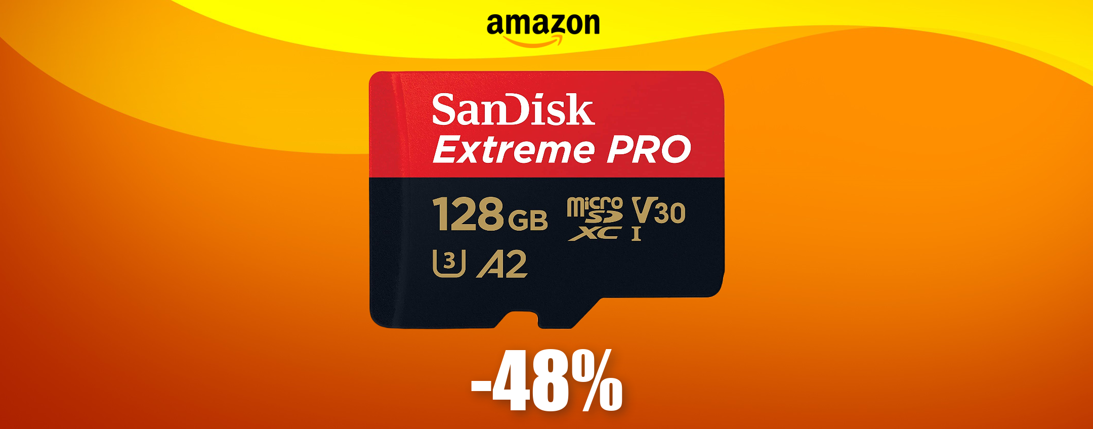 MicroSD SanDisk 128GB a quasi metà prezzo: FOLLIA Amazon (25€)