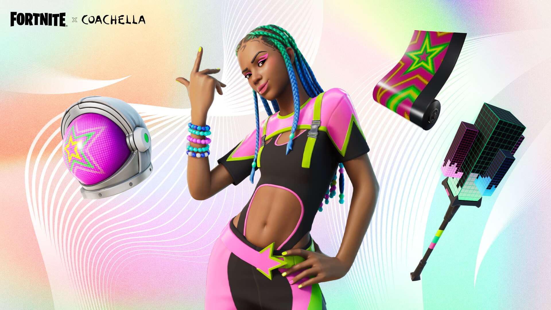 Fortnite Coachella skin