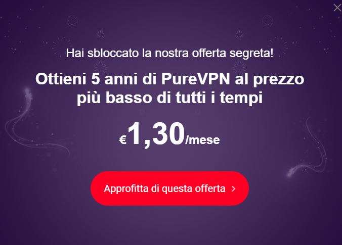 PureVPN offerta