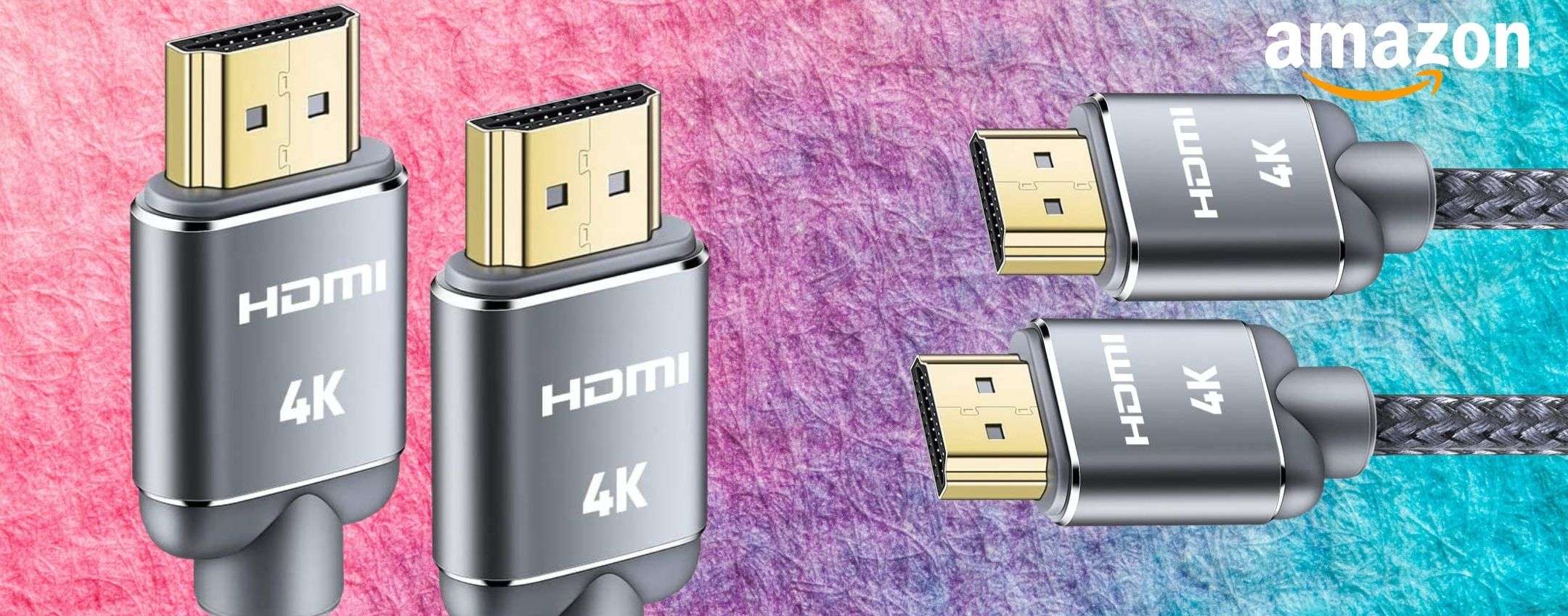 Cavo HDMI 4K e lungo 2 metri, che dirti, costa 7€ ed è AFFARE