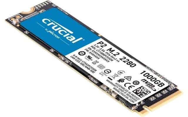 ssd crucial p2 offerta amazon