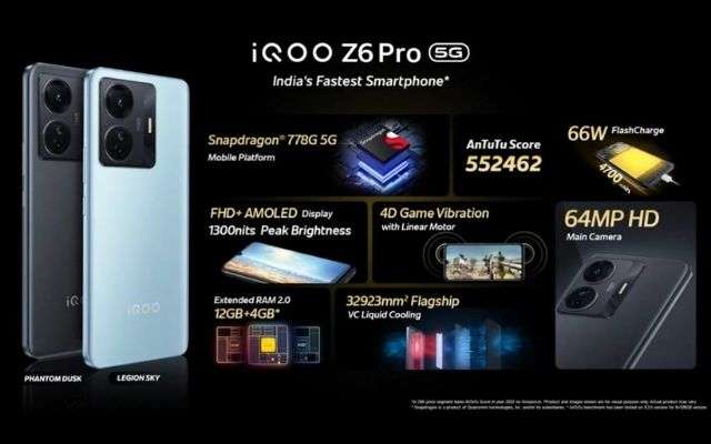 iqoo z6 pro 5g