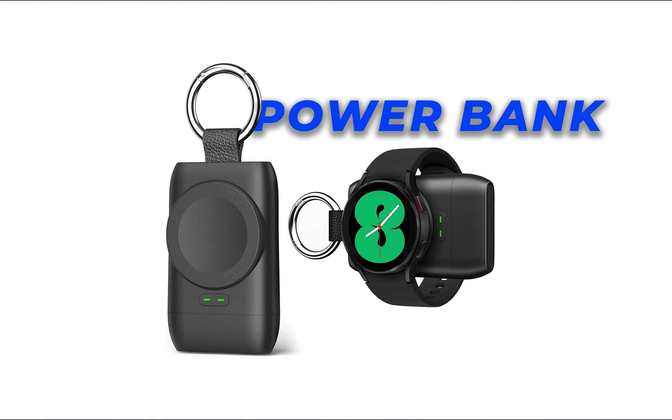 Mini Power Bank per Smarwatch: lo appendi alle chiavi e costa 22€