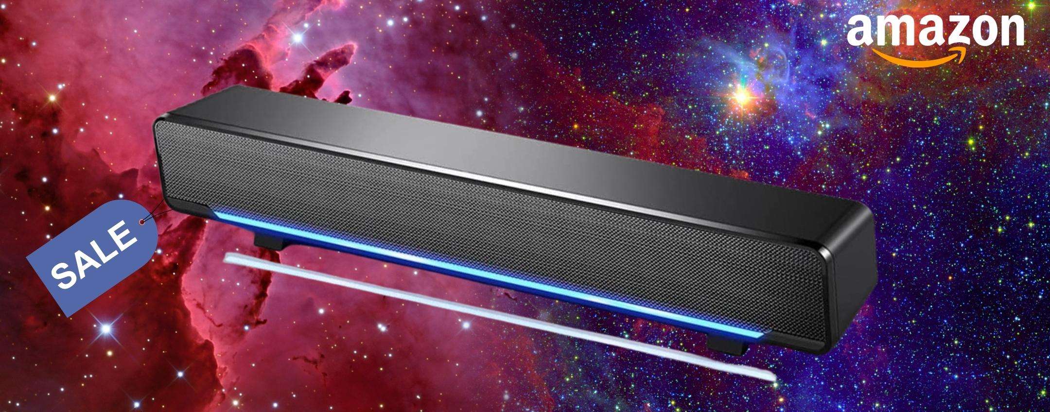 Hai detto Soundbar? Ora anche al tuo PC e con spesa MINIMA su Amazon