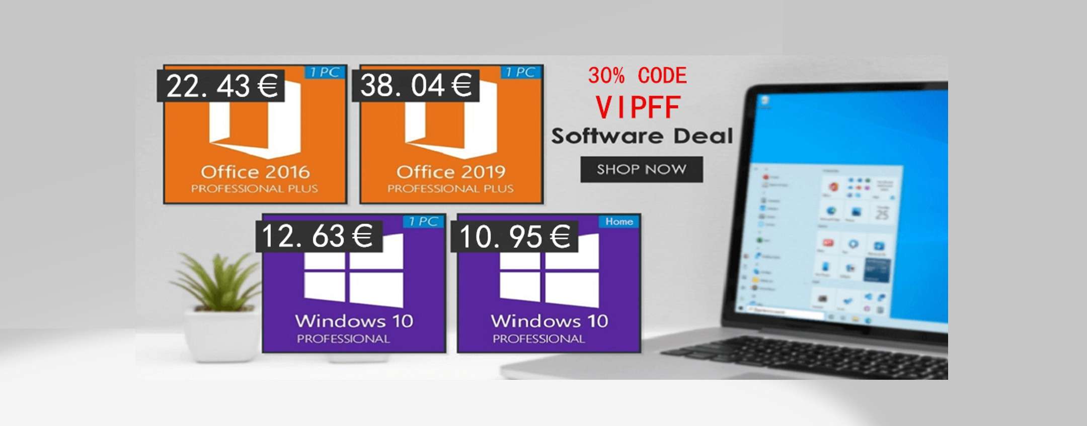 Ultime offerte di Maggio: Windows 10 a soli 11€, Office a 22€!