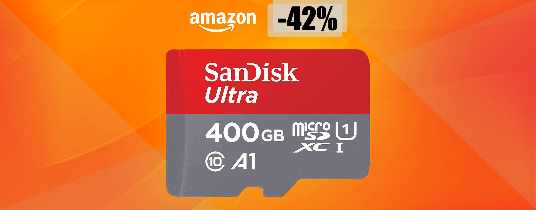 MicroSD SanDisk da ben 400GB a prezzo STRACCIATO: bastano 55 euro