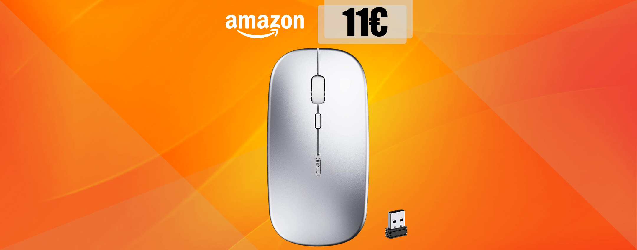 Mouse wireless super veloce e compatto: ti bastano 11€ per averlo