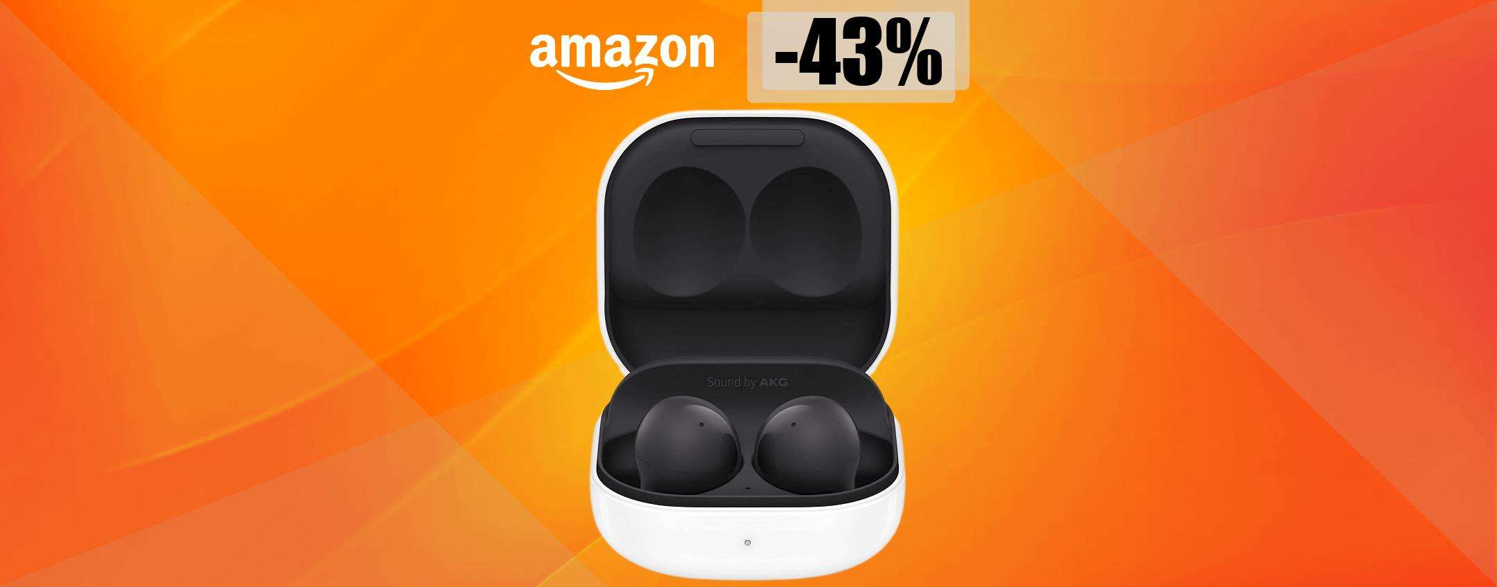 Samsung Galaxy Buds 2: lo SCONTO da non perdere è su Amazon (-63€)