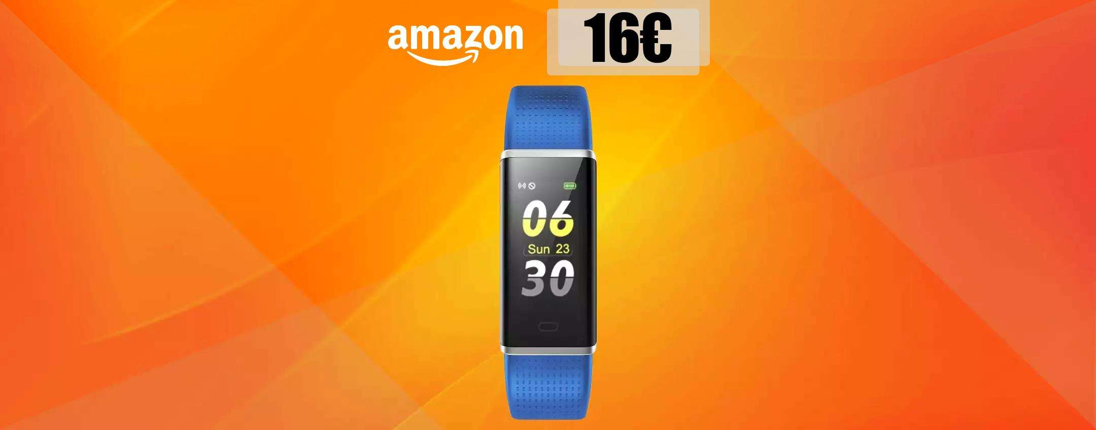 Smartwatch bello e funzionale: tuo con appena 16€ (OFFERTA LAMPO)