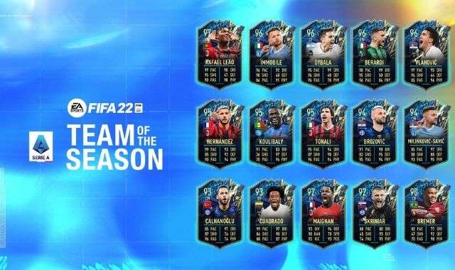 FIFA 22 TOTS Serie A ufficiale