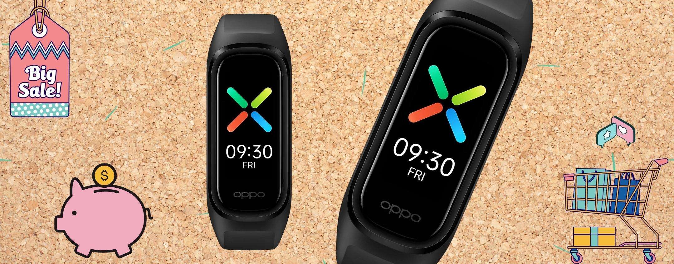 Smart band senza limiti, questa di OPPO a prezzo regalo PER POCO