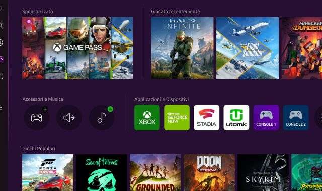 Xbox Game Pass Samsung Gaming Hub