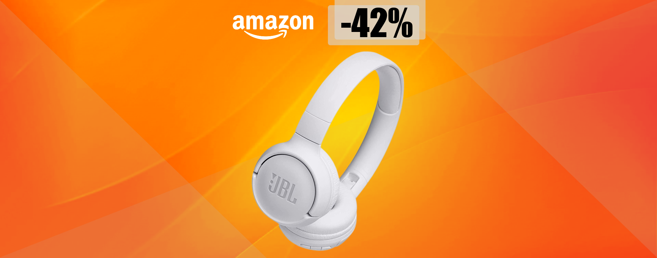 Cuffie JBL, suono STRABILIANTE per ore ed ore di musica: solo 28€