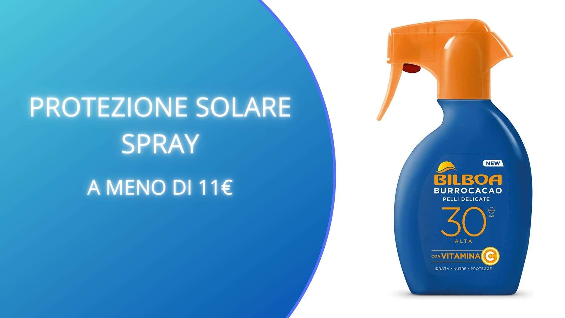 Allarme scottature? Nessun problema con la protezione spray Bilbola a meno di 11€