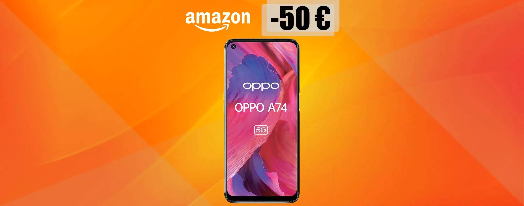 Smartphone 5G OPPO con ricarica rapida e fotocamera da 48MP (-50€)