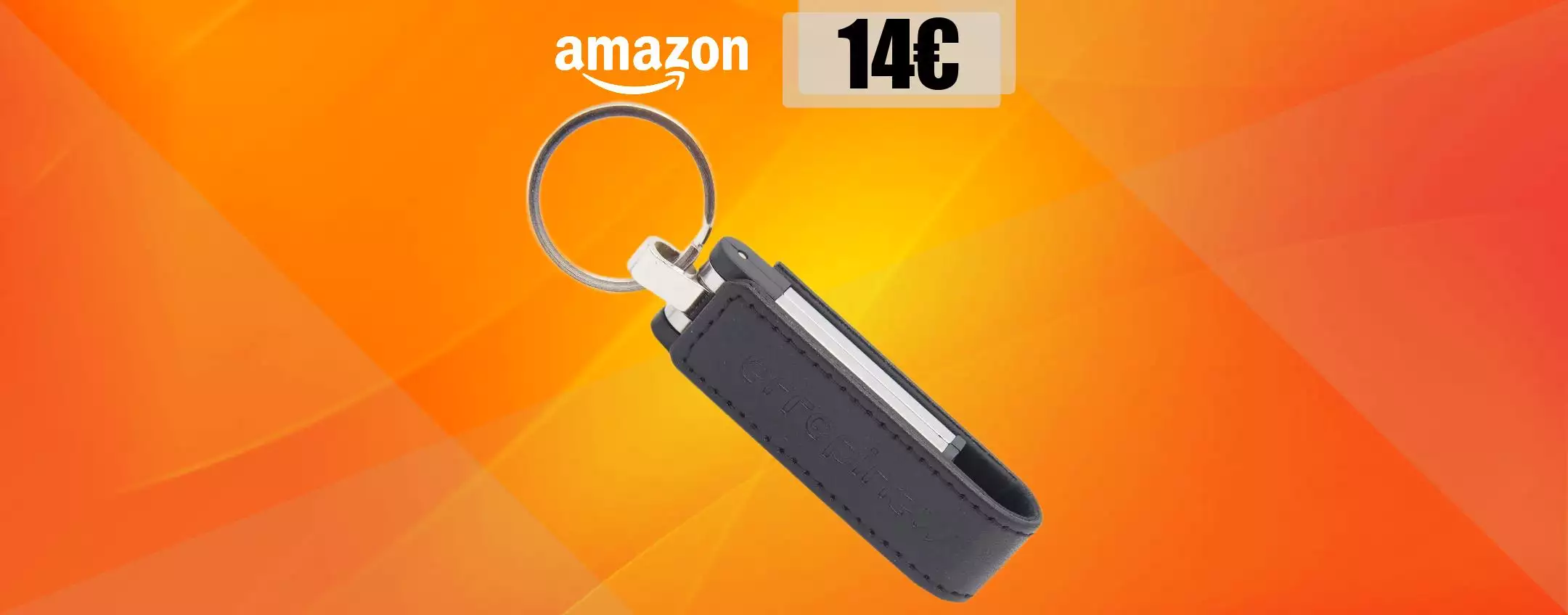 Penna USB 128GB che puoi usare come PORTACHIAVI: bastano 14 euro