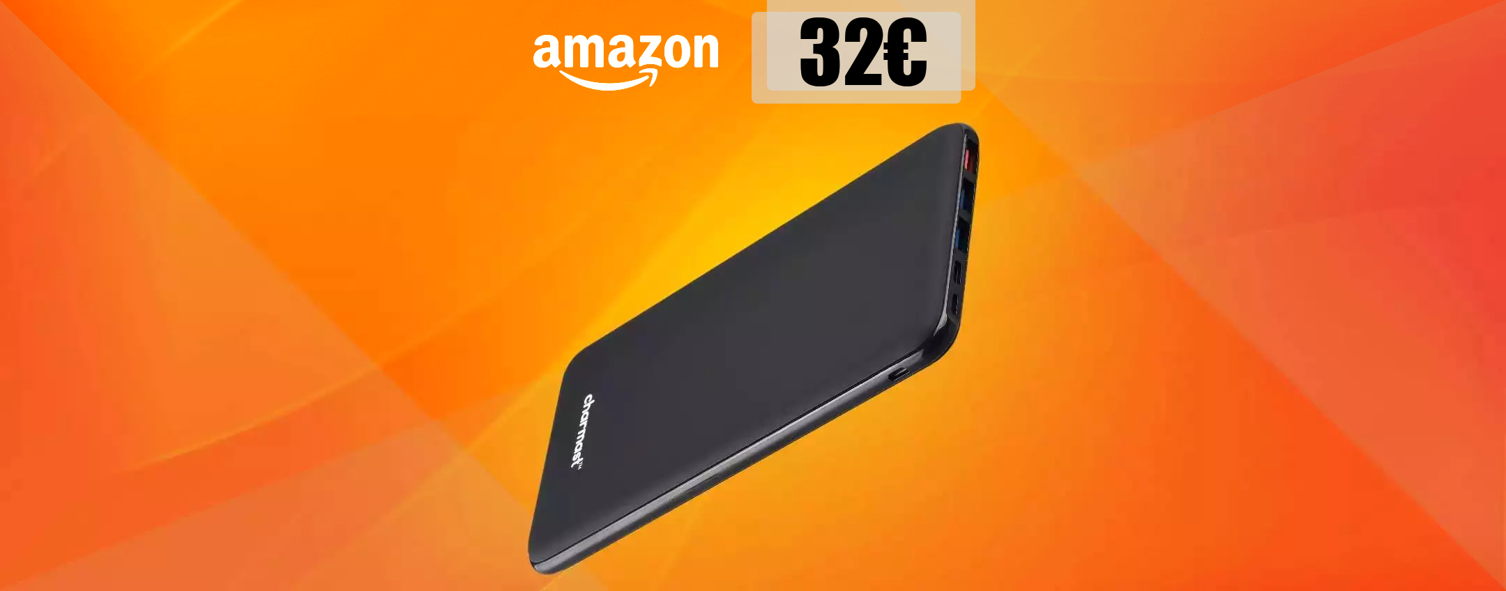 Power bank 26800mAh: con 32€ ricarichi tutto ed in CONTEMPORANEA