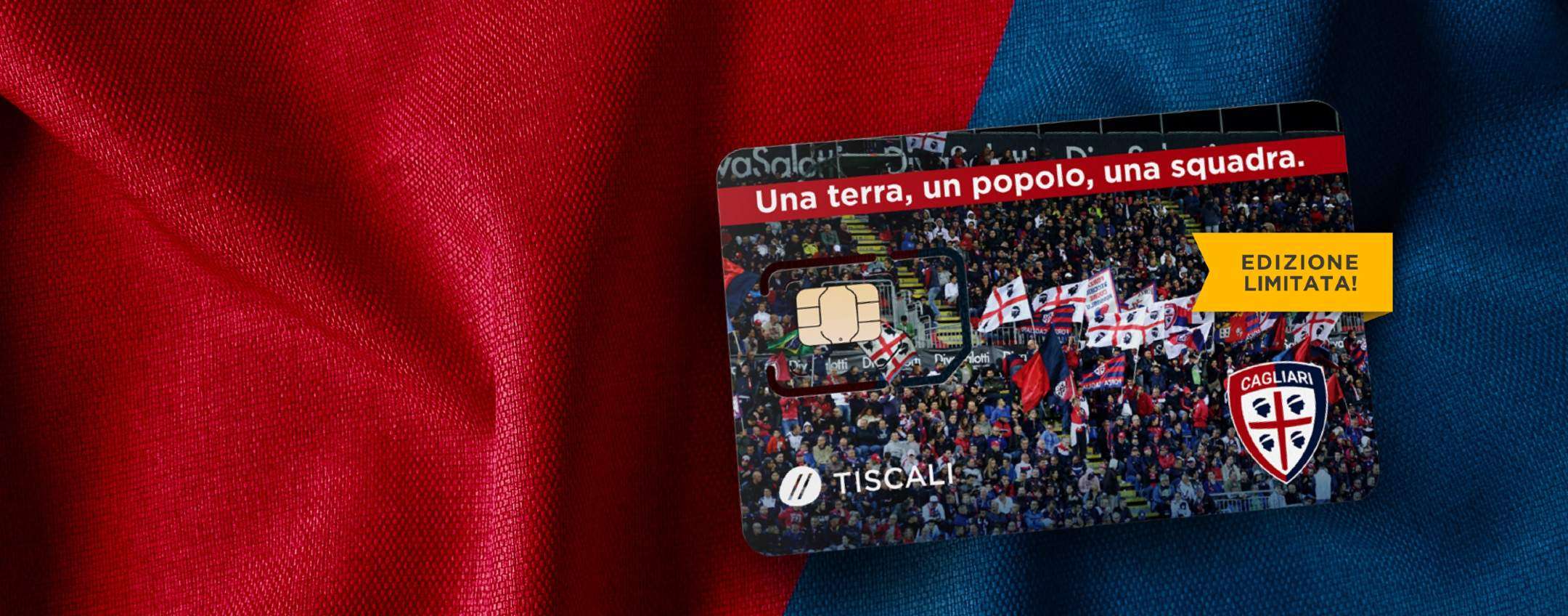 Tiscali Smart 30 Cagliari Calcio: 30GB a 4,99€