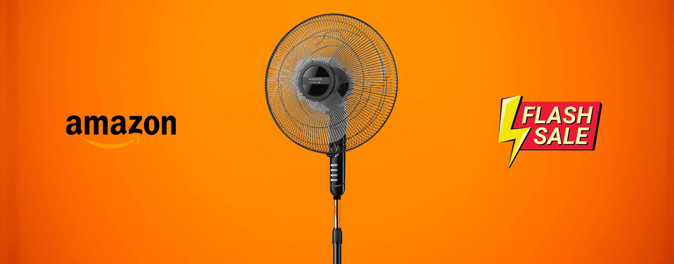 Con questo ventilatore sconfiggi il caldo e risparmi sulla bolletta (39€)