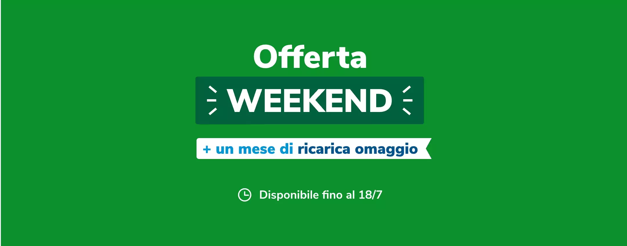 VeryWeekend: 30GB a 4,99€ fino al 18 Luglio 2022