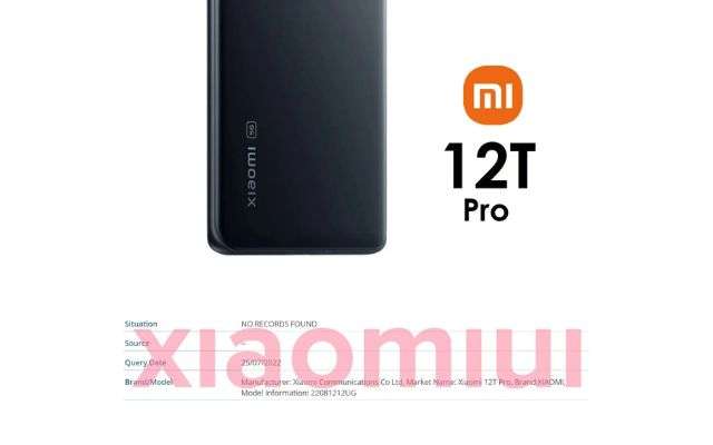 Xiaomi 12T Pro