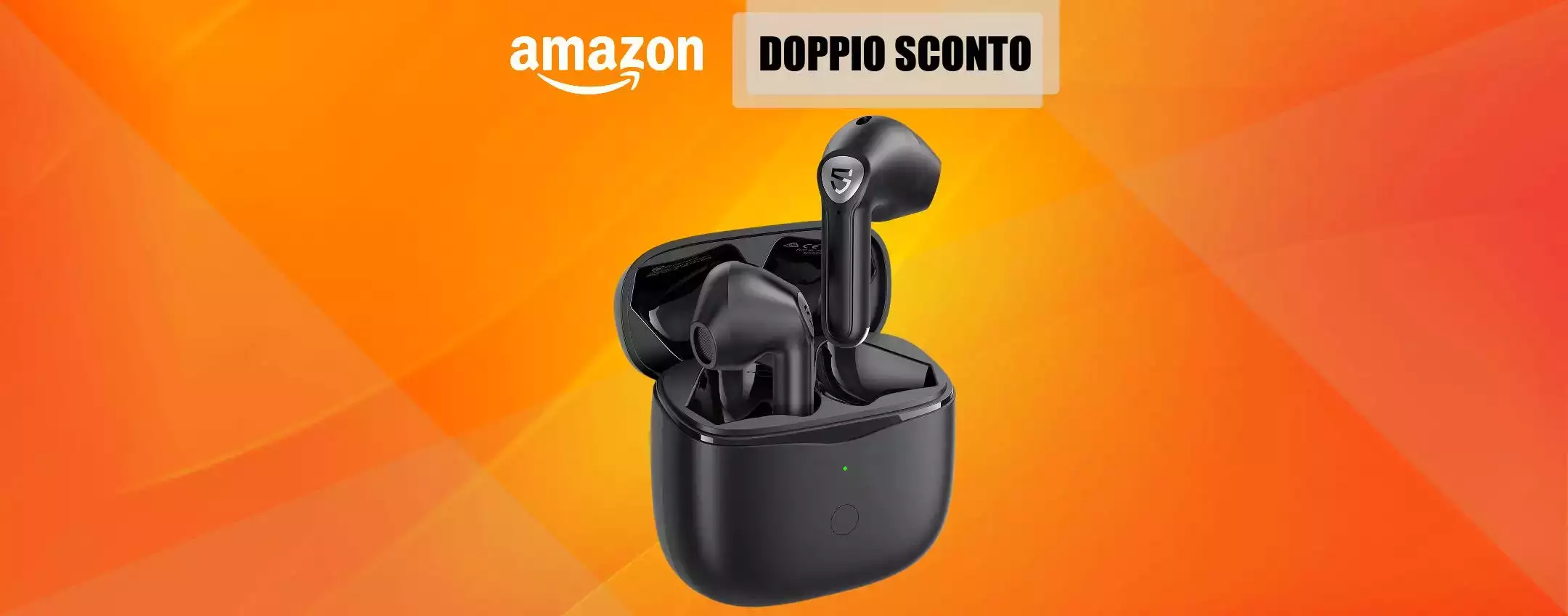 Auricolari con batteria infinita e 4 microfoni: bastano appena 47€